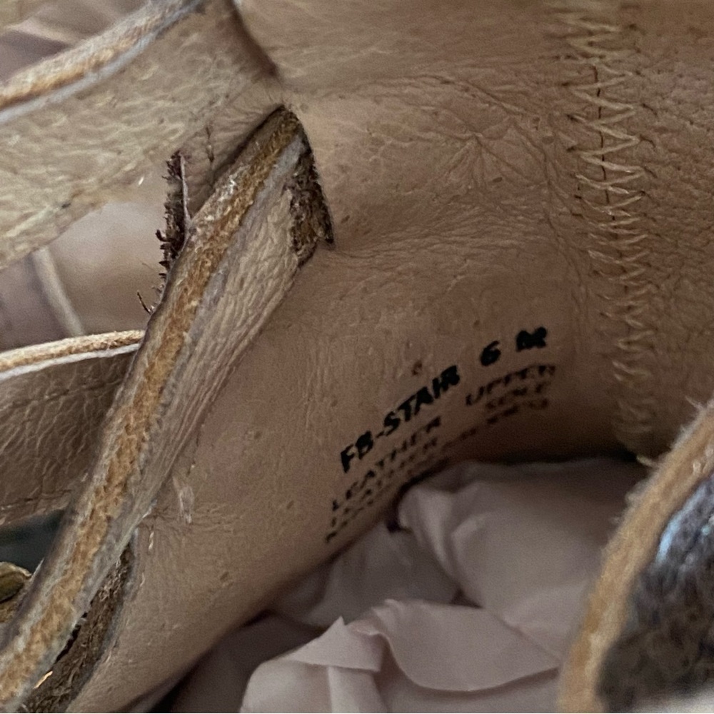 Firebird by Steven Gray Brown Leather Distressed Stair Ankle Boot 6 - Picture 13 of 16